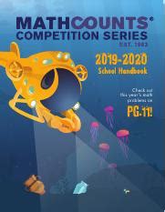 Mathcounts 2020 Handbook Solutions