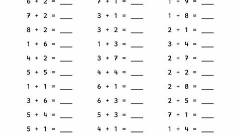 Mathe 1. Klasse - Zahlenraum 10 (20 Arbeitsblätter)