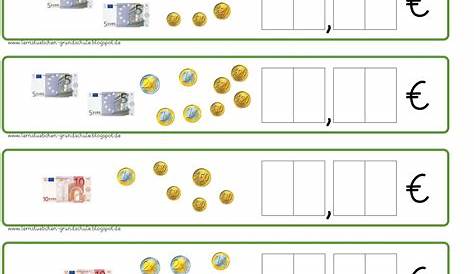 Euro und Cent | Rechnen mit geld, Grundschulkönig, Geld