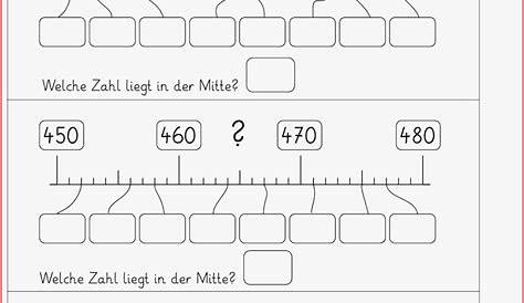 übungsblätter Mathe Klasse 5 Zahlenstrahl übungsblätter - Kostenlose