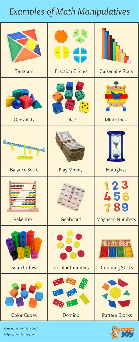 Mathematical Manipulatives Examples