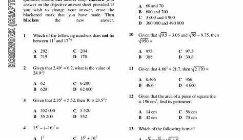 Algebraic Formulae Form 2 Kssm / Math Exercises Math Problems Algebraic
