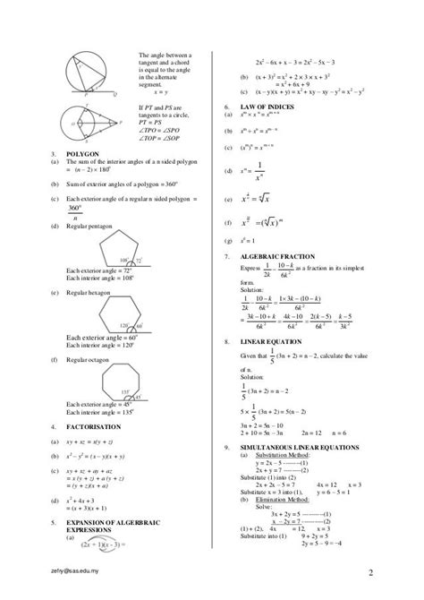mathematics form 1 polygon notes