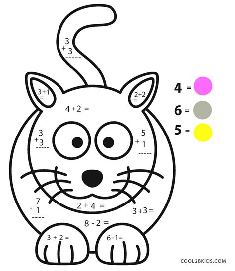 Maths Coloring Pages Printable