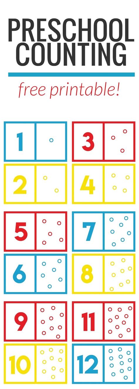 Maths Counting Games Printable