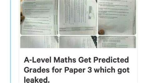 maths leaked paper