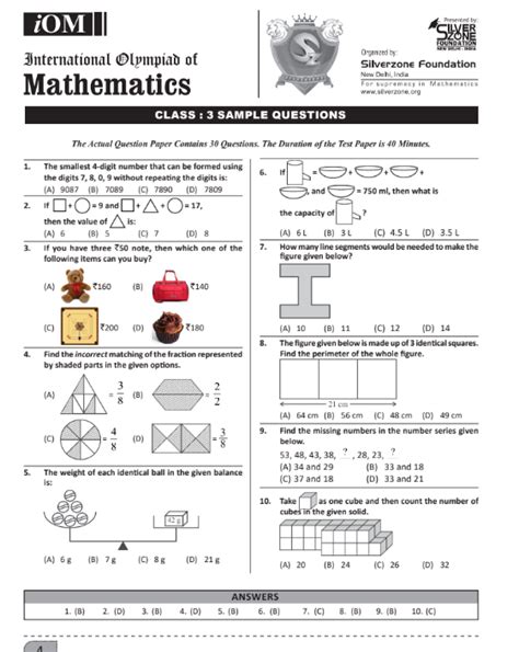 maths olympiad sample papers for class 3 pdf