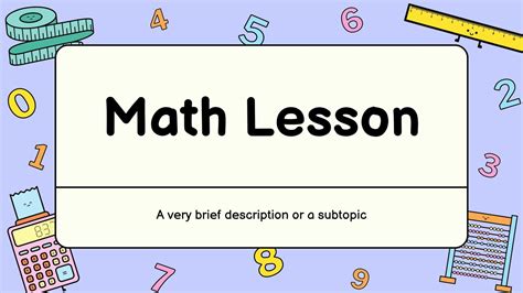 maths presentation topics for class 8