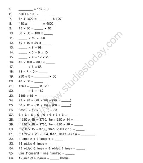 maths simplification questions for class 3