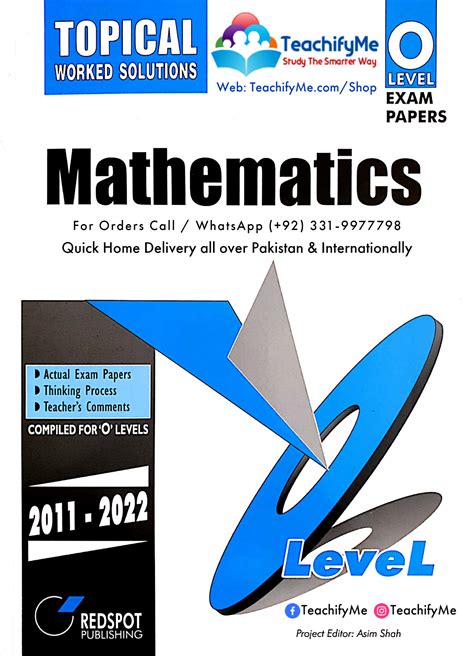 maths syllabus d o level past papers