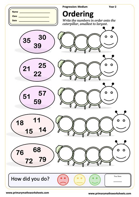 Maths Worksheet For Primary 2