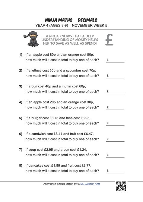 Maths Worksheet Year 4 Uk Doc