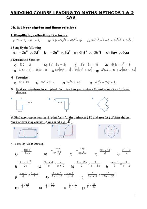 Math Bridging Course Tutorial 1 Chris TC Wong