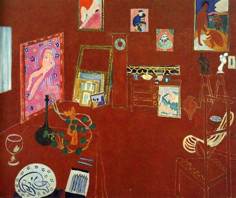 matisse's the red studio includes