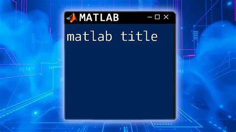 Matlab App Title