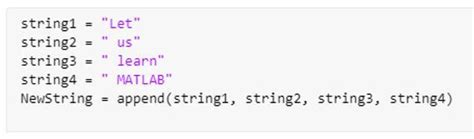 Matlab Append String