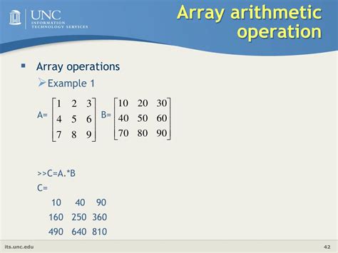 Matlab Array Arithmetic