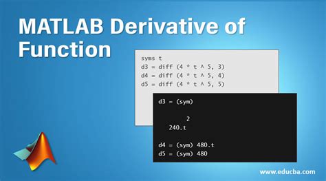 Matlab Array Derivative