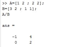 Matlab Array Division