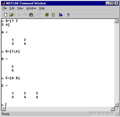 matlab change column to row vector