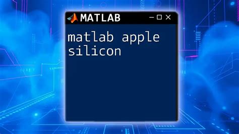 Matlab For Apple Silicon
