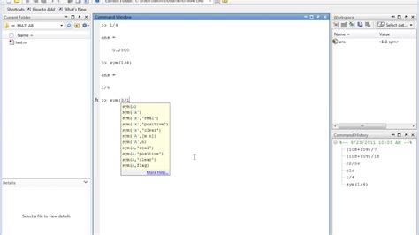 Matlab Giving Answers Fractions