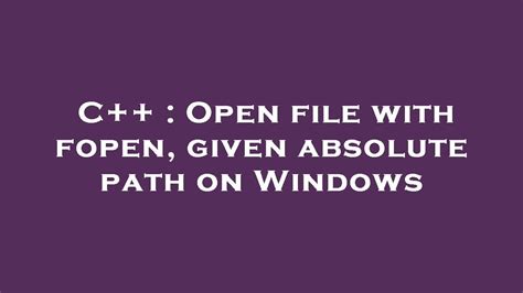 Matlab Open Absolute Path
