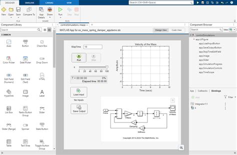 Matlab Simulink App Designer