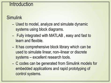 Matlab Simulink Ppt