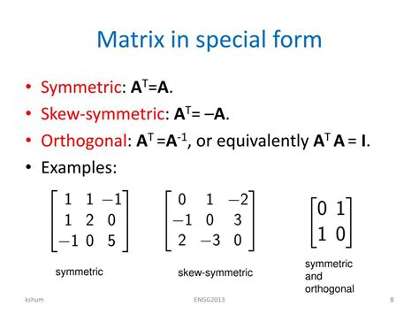 Matrix Both Orthogonal And Symmetric