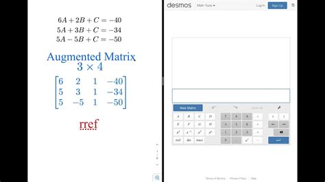 Unleash the Power of Matrix Calculations with Desmos: A Game-Changing Tool