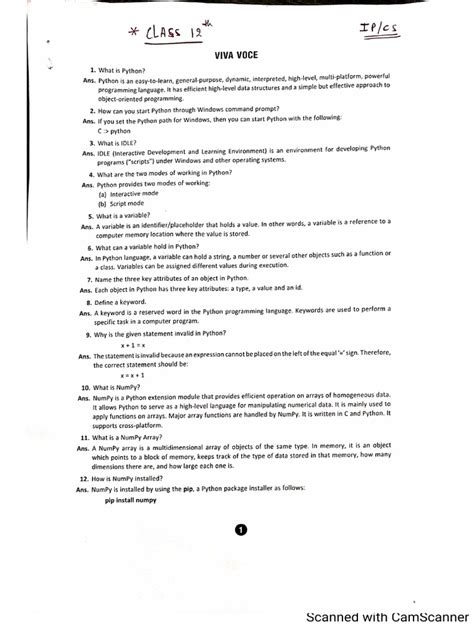 Matrix Class 12 Viva Questions