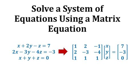matrix equation solver with steps