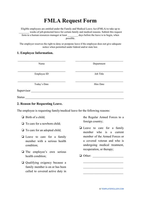 matrix fmla forms pdf