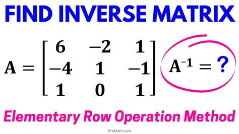 matrix inverse process