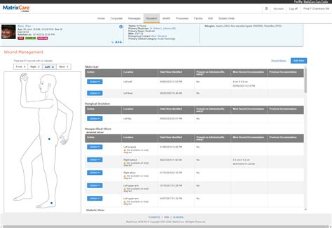 matrix login skilled nursing