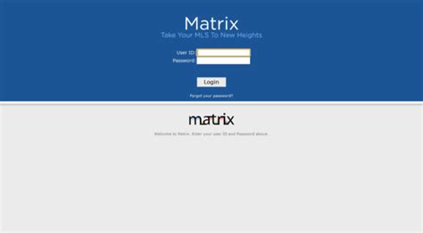 matrix mls log in