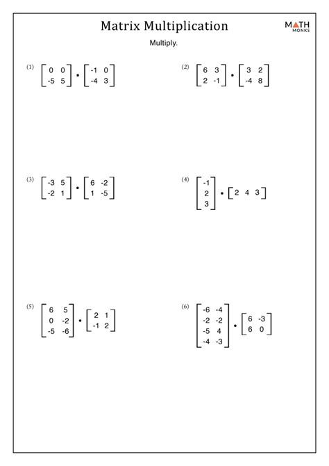 matrix multiplication problems pdf