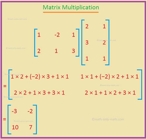 matrix multiplication questions with answers