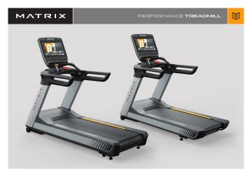 matrix treadmill user guide