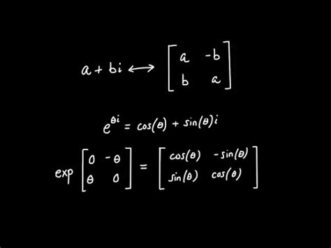 matrix with imaginary numbers