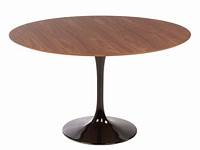 Replica Eero Saarinen Tulip Dining Table Oval Timber by Eero Saarinen