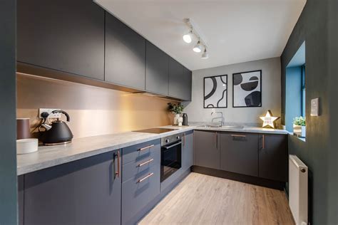 Greenwich Super Matt Graphite Kitchen Modern grey kitchen, Grey