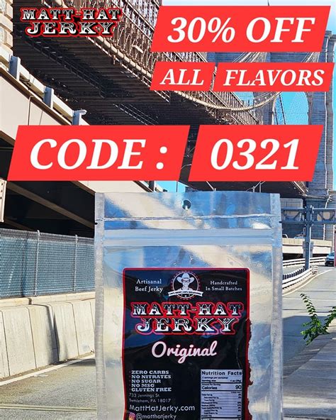 Matt Hat Jerky Discount Code