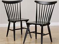 FOUNDRY DINING CHAIRMATTE BLACK FINISH