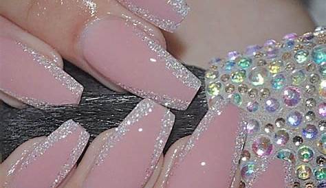 Matte Pink Nails With Glitter Nail Art Trends Summer 2016 Cute Nail