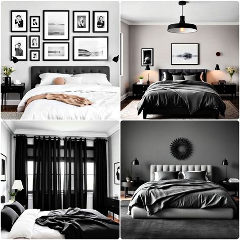 Matte Black Bedroom Set