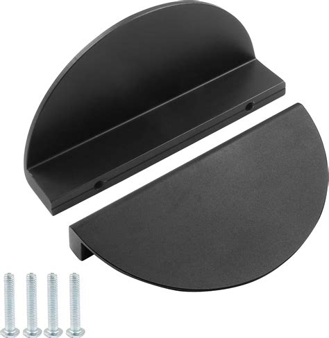 Matte Black Half Moon Drawer Pulls
