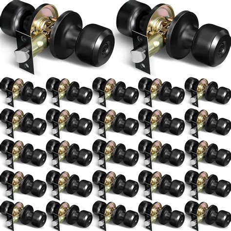 Matte Black Privacy Door Knobs Bulk