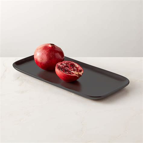 Matte Black Serving Platter